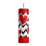 Valentine's Day Stainless Steel Skinny Tumblers