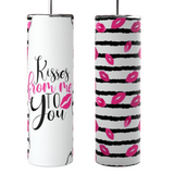 Valentine's Day Stainless Steel Skinny Tumblers