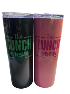 The Lunch Crew Stainless Steel Skinny Tumbler