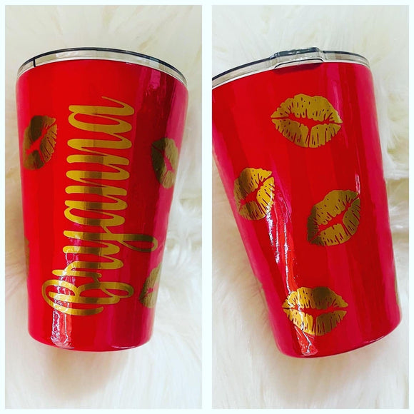 Kisses Stainless Steel Drink Tumbler