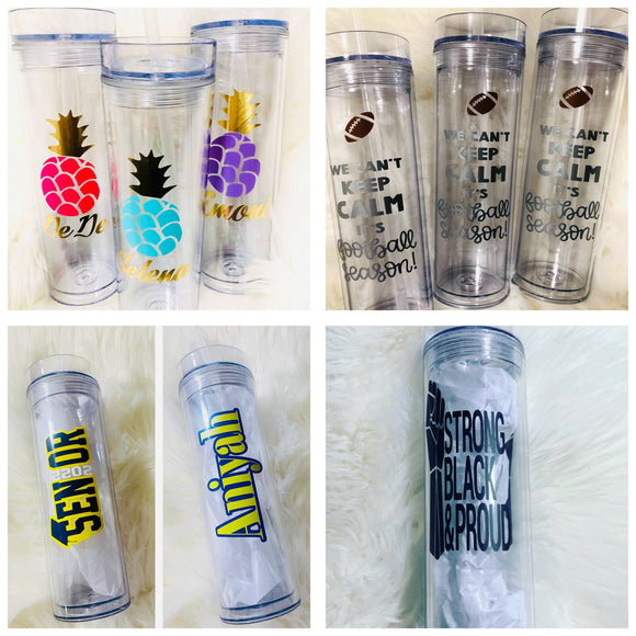 Design Your Own 16 oz Acrylic Tumblers - Endlessly Lorraine