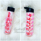 Custom Order 24 oz Clear Water Bottles